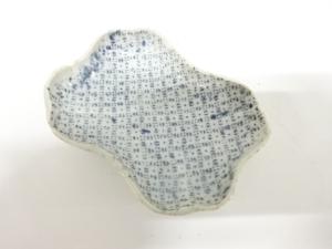 古伊万里　染付　こんにゃく印判　豆皿